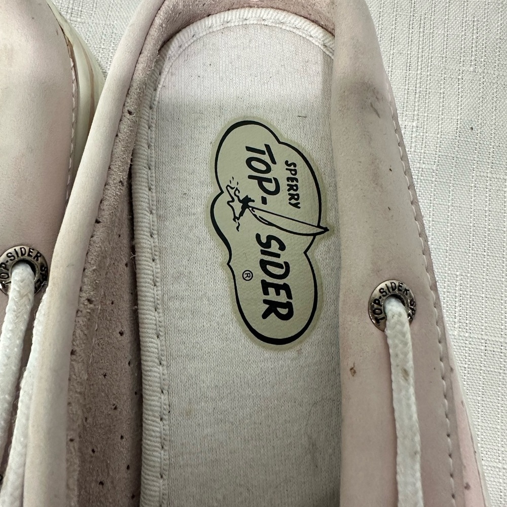 Pink Sperry Topsiders Size 6 - Picture 4 of 5
